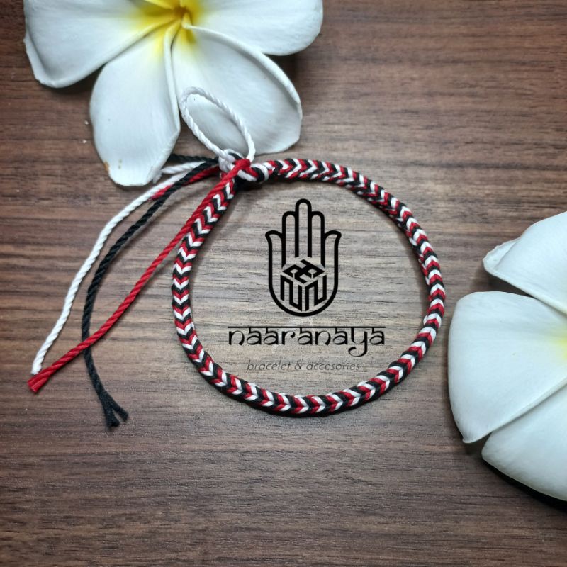 GELANG TRIDATU SISIK NAGA KHAS BALI GRATIS BOX dan POUCH