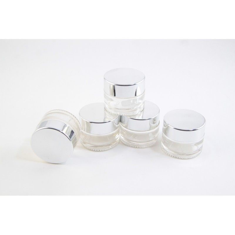 Pot jar kaca doff frosted wadah cream makeup