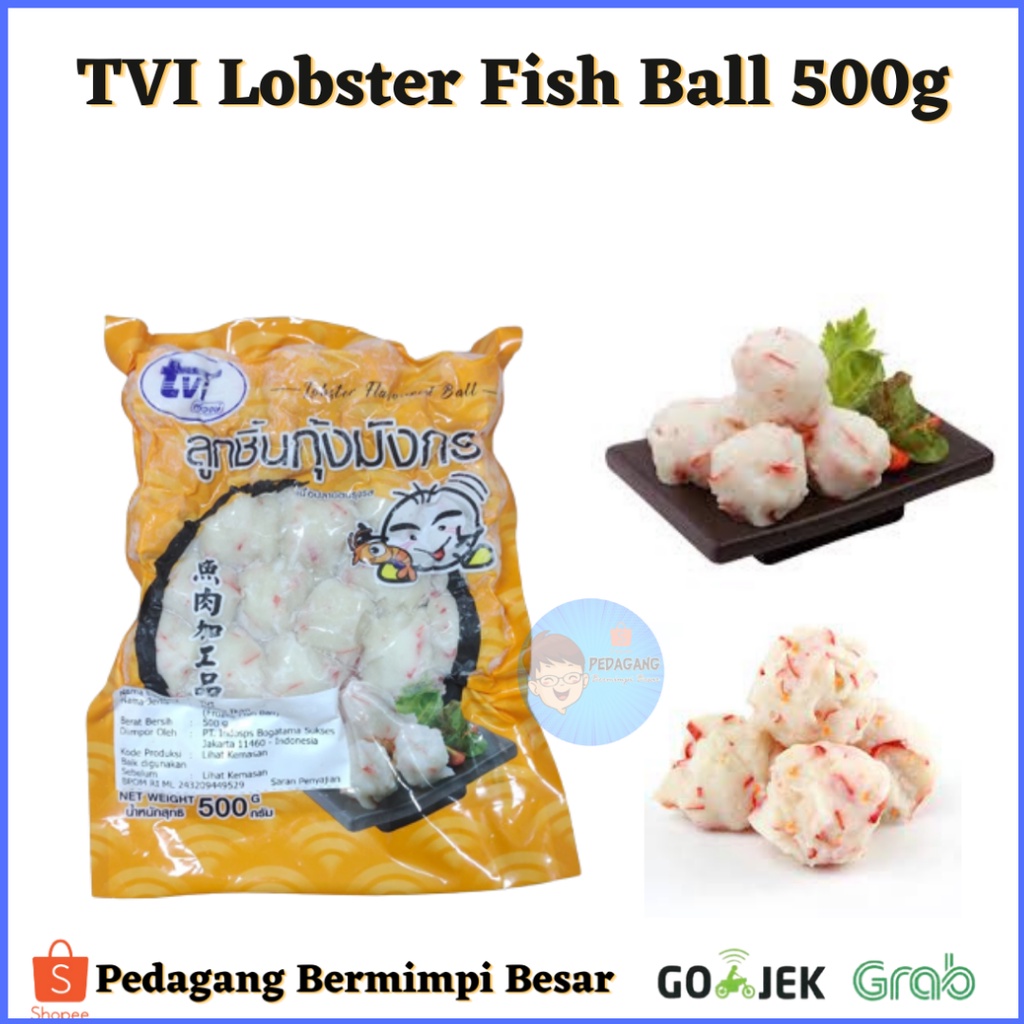 TVI Lobster Fish Ball 500g/ Bakso Ikan Dengan Lobster 500gr