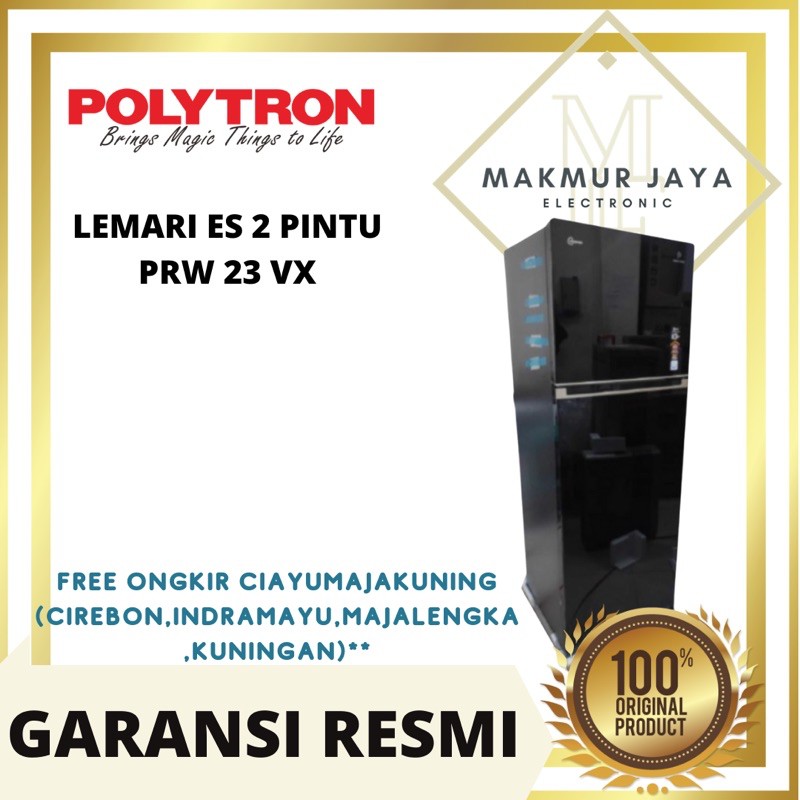 Kulkas Polytron 2 Pintu Prw 23 Vx Khusus Cirebon Shopee Indonesia