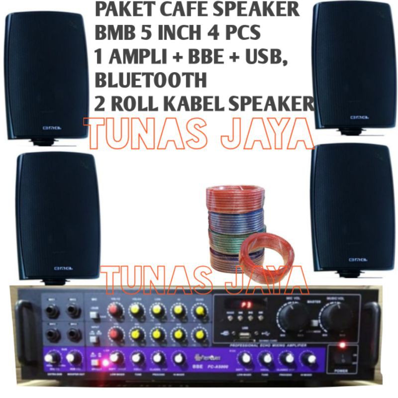 PAKET CAFE SPEAKER BMB 5 INCH KG511 PAKET COFFEE SPEAKER BMB 4 UNIT