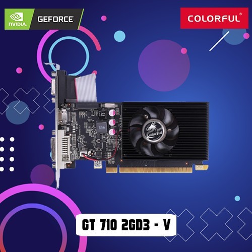 VGA Colorful GeForce GT 710 2GB 100% ORIGINAL