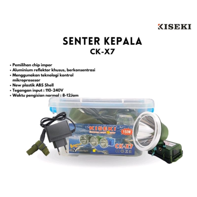 senter kepala selam kiseki ckx7