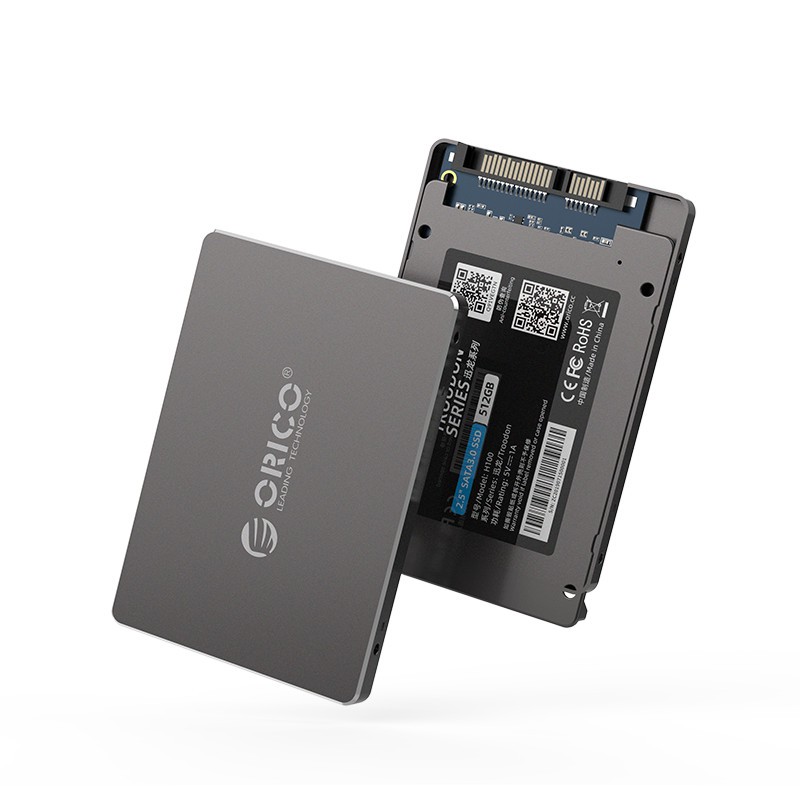 SSD ORICO 1TB 2.5 INCH SATA III 3.0 6GBPS ALUMINUM TLC 3D NAND FLASH TROODON H100 - SOLID STATE DRIVE 2.5&quot;