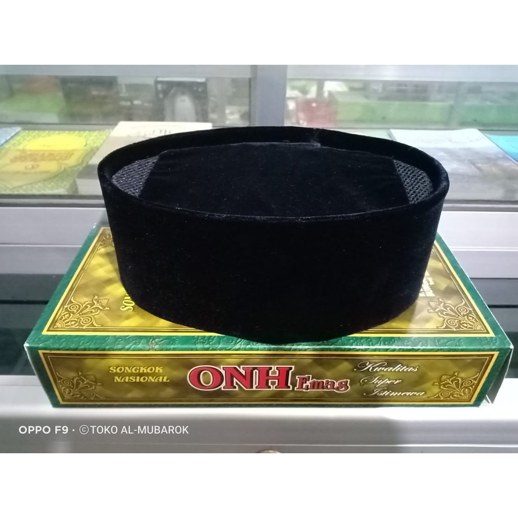 Songkok Peci Kopiah ONH Standart Polos AC Tinggi 10