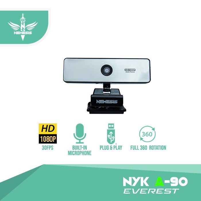 webcam live streaming nyk nemesis a80 night hawk - pc camera HD nyk