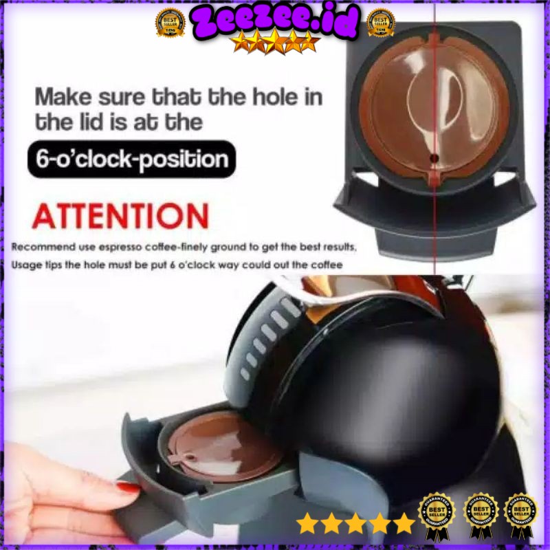 Nescafe Dolce Gusto Refillable Capsule isi ulang