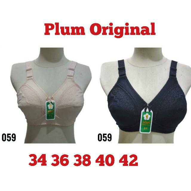 Bra Plum Hitam BH Jumbo Original Big Size