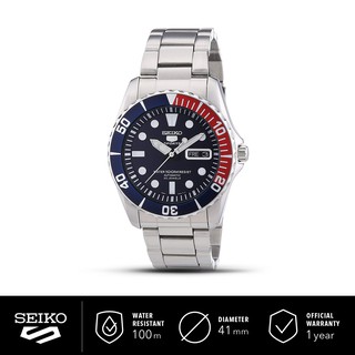 seiko men's presage 23 jewel automatic blue dial watch with date