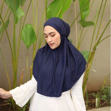 (PART I)Bergo Maryam Instan size M Jilbab instan Kerudung syar`i Khimar panjang