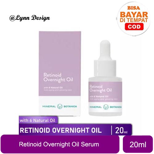 [BPOM] Mineral Botanica Retinoid Overnight Oil Serum 20ML Anti Aging &amp; Glowing Skin