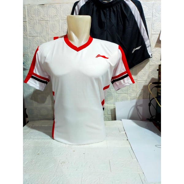 BAJU BADMINTON DEWASA/ SETELAN BADMINTON L159P JERSEY BULUTANGKIS