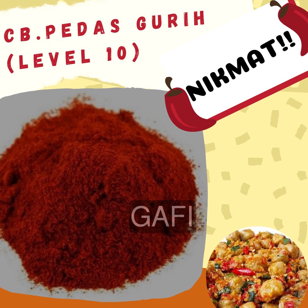 

Bubuk Tabur Cabe Pedas Gurih Level 10-100 gram, Bumbu Tabur Cabe Pedas Gurih Level 10 , Serbuk Cabe Pedas Gurih Level 10, Jual Bubuk Tabur Cabe Pedas Gurih Level 10-100 gram, Bubuk Tabur Cabe Pedas Gurih Level 10, Cabe Pedas Gurih Level 10