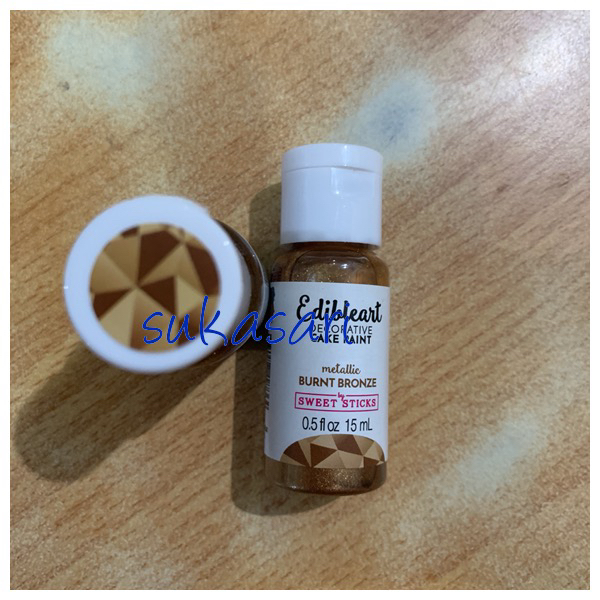 

Edible Art paint 15 Ml Burnt Bronze