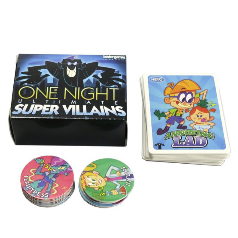 one night super villains board game