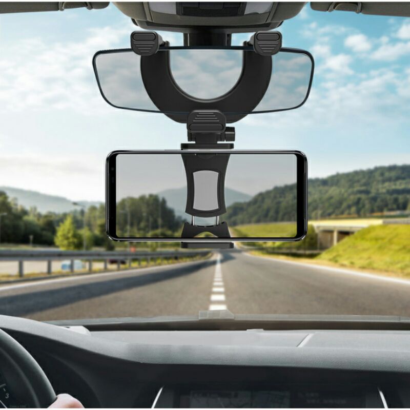 Iniu Car Holder Smartphone Spion Mobil Rearview Bracket - OU30