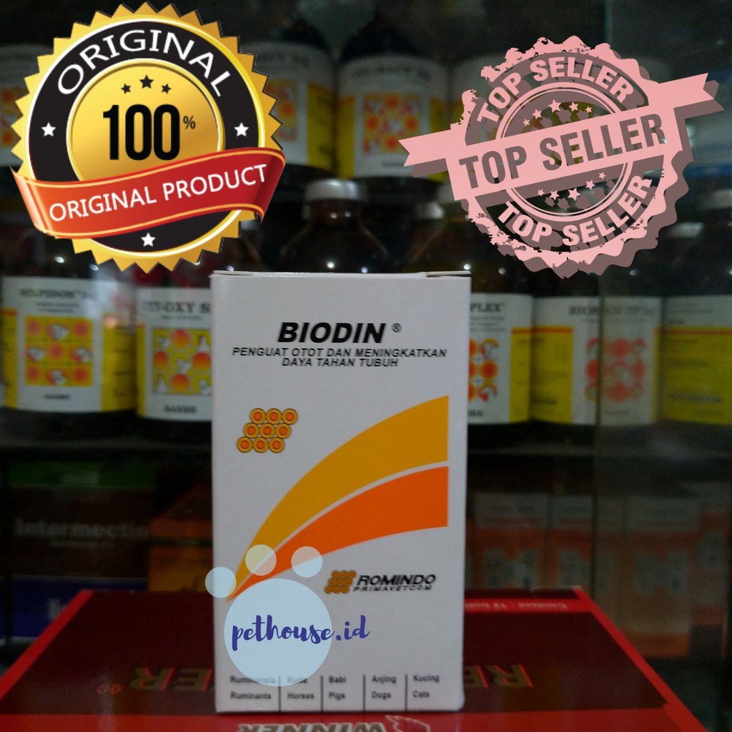 Biodin penguat otot dan stamina, cegah penyakit kuku dan mulut, injeksi ATP sapi, kambing, domba, ku