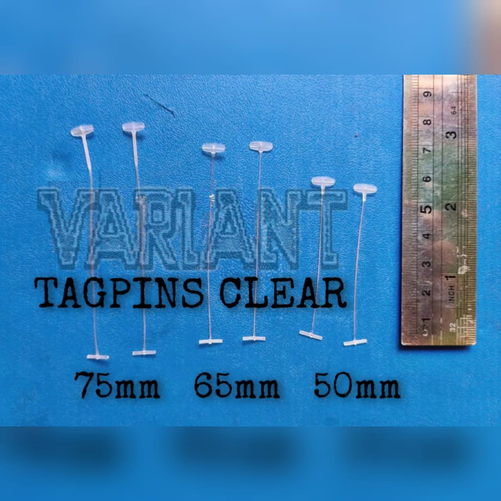 

TAG PIN SWIFT TACK TAGPIN TAGPINS CLEAR 65mm 2,5" & 75mm 3" TEMBAKAN HARGA (JAVA)