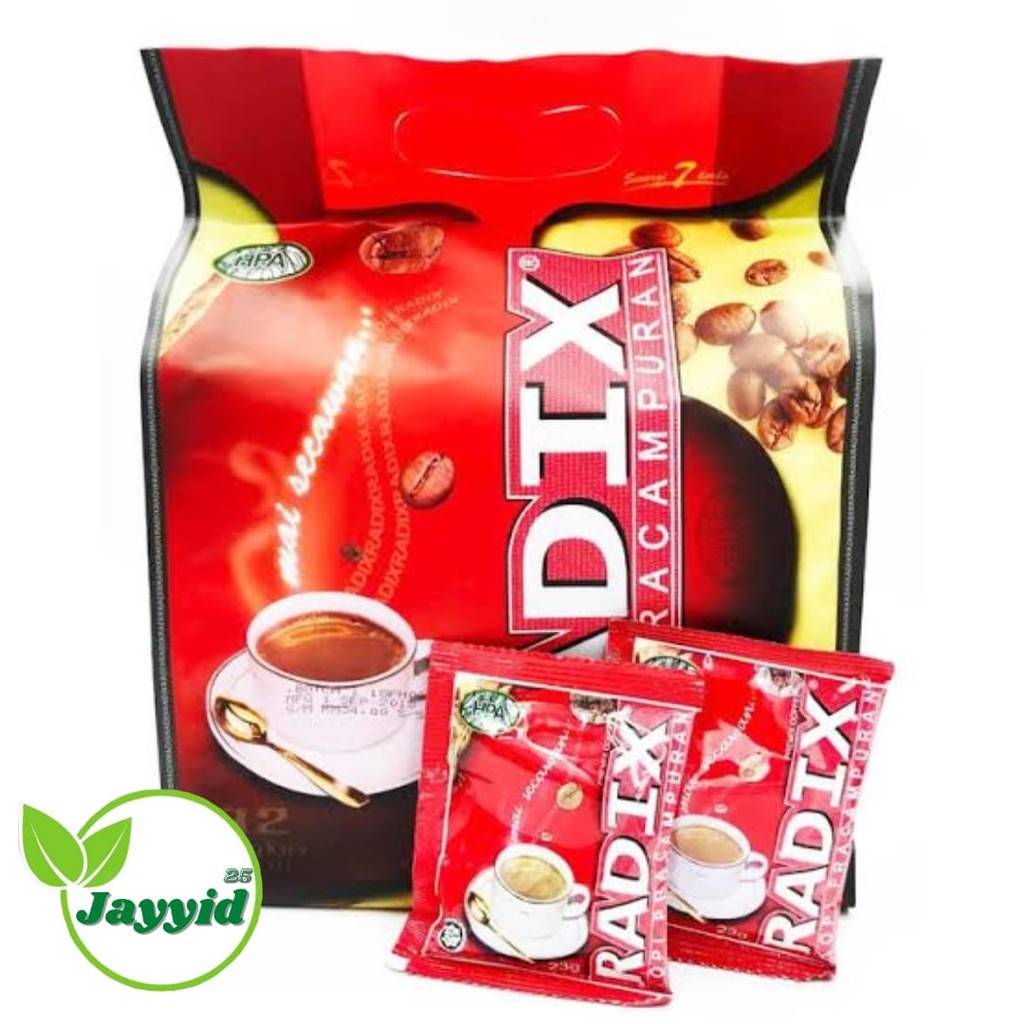 

Kopi Herbal RADIX HPA Malaysia 32 Sachet Pracampuran Kopi Aman Di Lambung