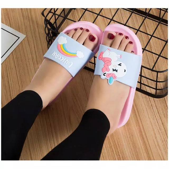 Sandal unicorn import sandal slip Fygaleri