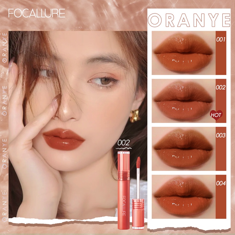 FOCALLURE Glossy Lip Tint / Jelly Clear Dewy Lip Tint / Lip Gloss