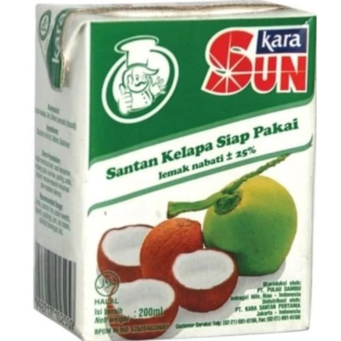 

Santan Kara Kelapa Kemasan 200 ml