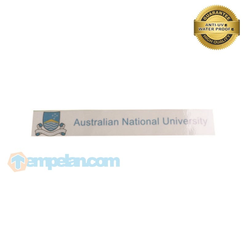 

STIKER AUSTRALIAN NATIONAL UNIVERSITY