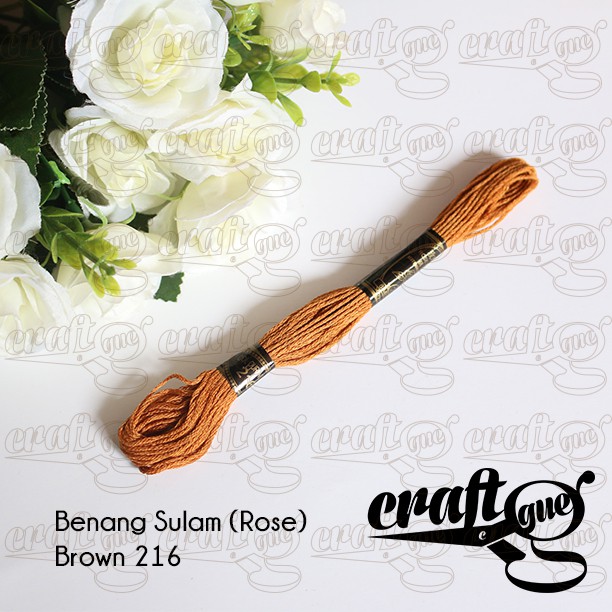 Benang Sulam (Rose) BROWN
