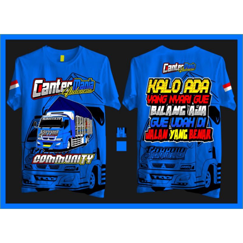 kaos Truk kaos trek kaos truck kaos Canter mania Indonesia