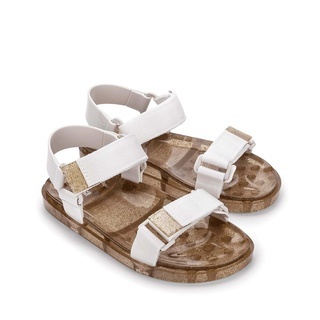 Melissa Papete Wide Ad Clear Rice Husk/White