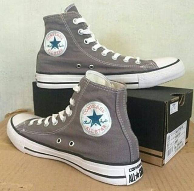 Sepatu Converse All Star Warna Grey/ Abu Abu