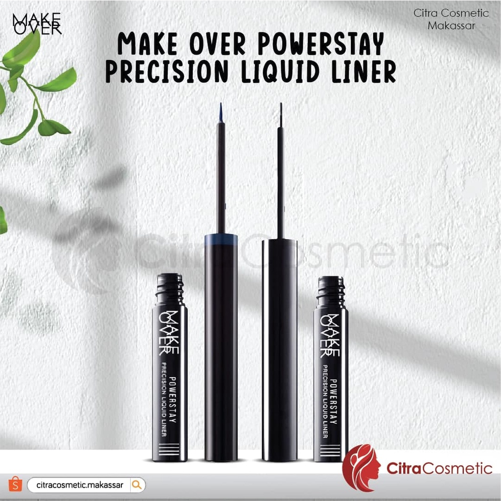 Make Over Powerstay Precision Liquid Liner 1,7 Ml | Jet Black | Cobalt Blue