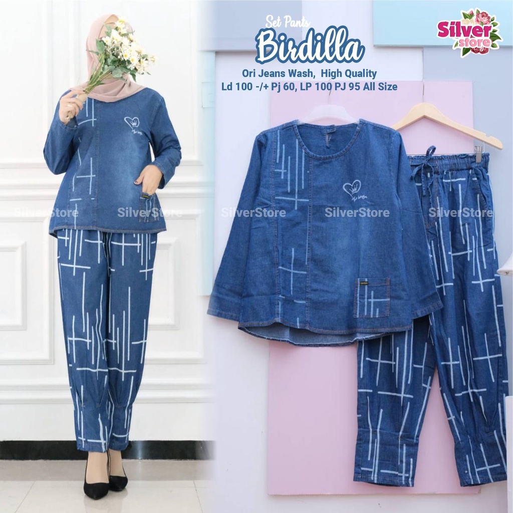 Birdilla Set Pants ORI Jeans Wash GBM