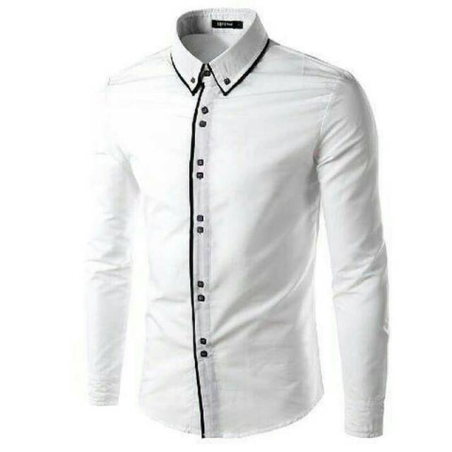 KAMEJA PRIA KATUN PUTIH