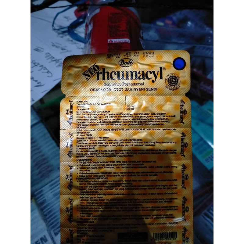 Neo Rheumacyl,per strip 20tablet.