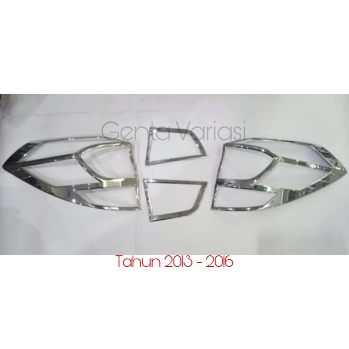 Garnish Lampu Belakang Mobilio RS Chrome 2013 - 2016