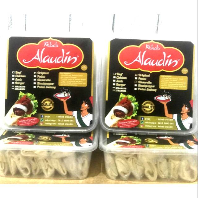 

PREMIUM KEBAB ALAUDIN Frozen Sedang isi 10