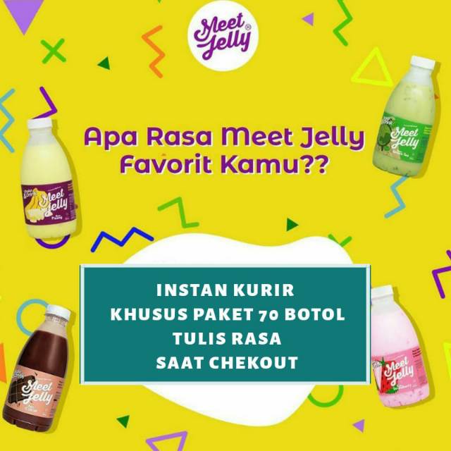 

(GOSEND) PAKET MEET JELLY 70 BOTOL