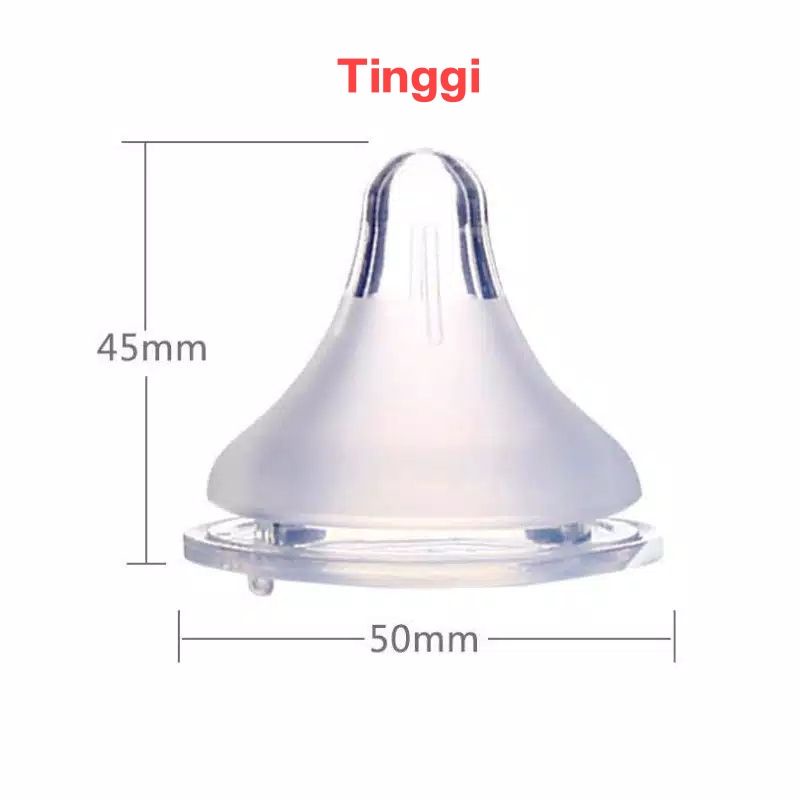 timepubs DOT UNTUK PIGEON PERISTALTIC PLUS WIDE NECK NIPPLE OEM / DOT BUAT PIGEON WIDE NECK IMPORT