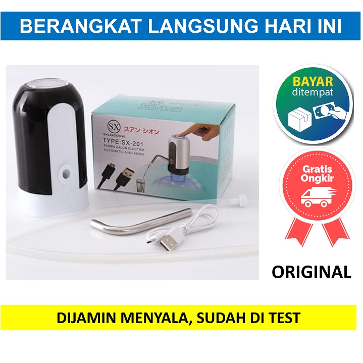 Pompa Galon Elektrik Dispenser Air Minum Gallon SX201 SX-201 SX 201