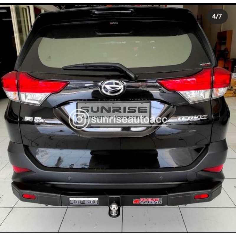 Towing bar toing Rhino pengaman bemper belakang besi Rush Terios baru 2018 2019 2020 2021 2022 2023 