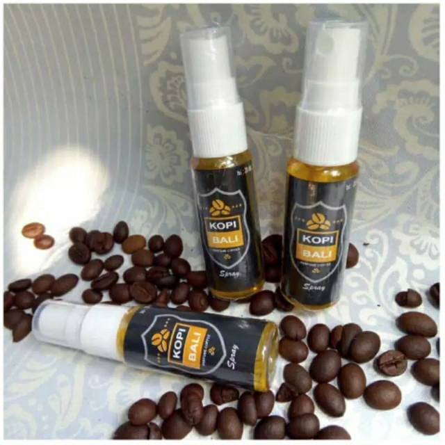 Parfum Kopi Bali Spray Pengharum Mobil Ruangan Pewangi Botol semprot untuk Pengharum Jaket Helm Kopi