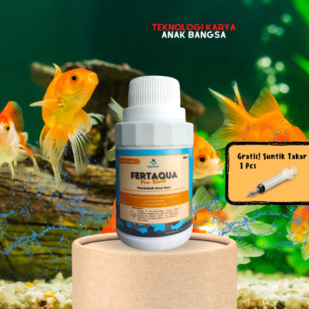 Nuplant ProBiotik Penambah Imun Penjernih Air Ikan Aquascape Aquarium Akuarium