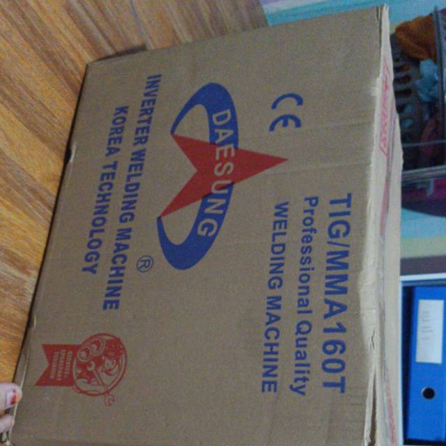 Mesin las daesung TIG 160 argon stainless steel dan besi MMA160