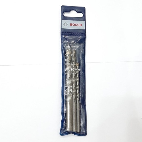 Mata Bor Beton Bosch Set isi 3pcs ORIGINAL BOSCH