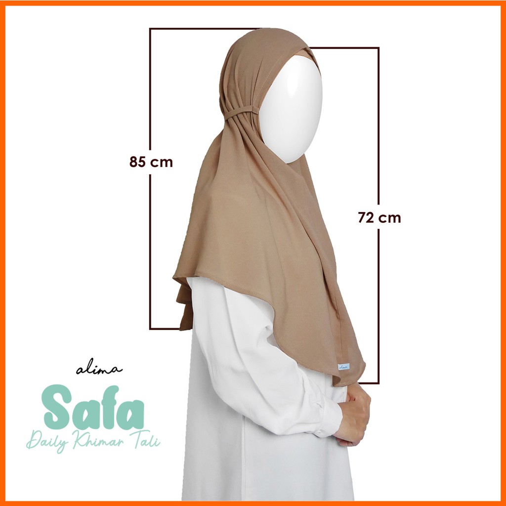 Bergo Maryam Safa Daily Khimar Tali by Alima Indonesia