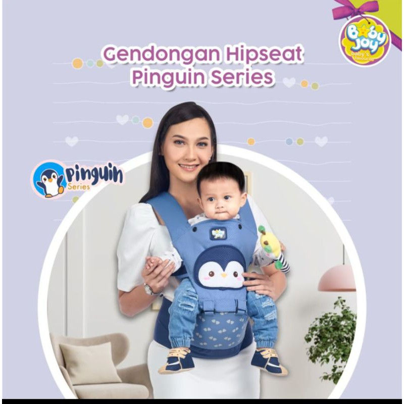 Baby Joy Gendongan Bayi Model Hipseat Pinguin Series - BJG 3038