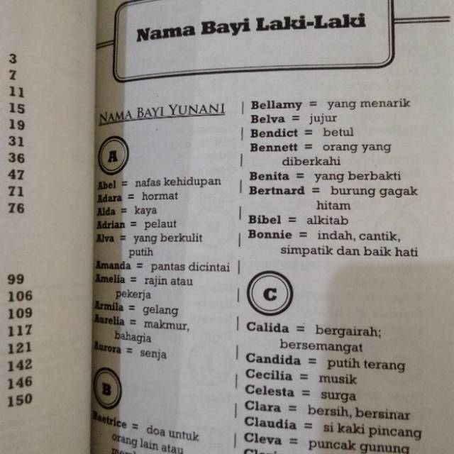 Kumpulan Nama Bayi Terpopuler