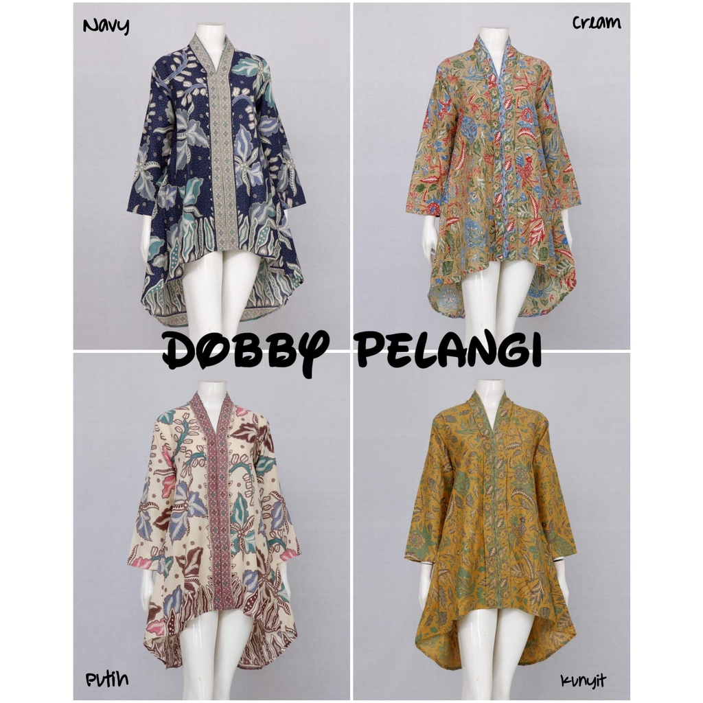 Blus Dobby Pelamgi Pinguin batik solo blus lerja blus wanita modern