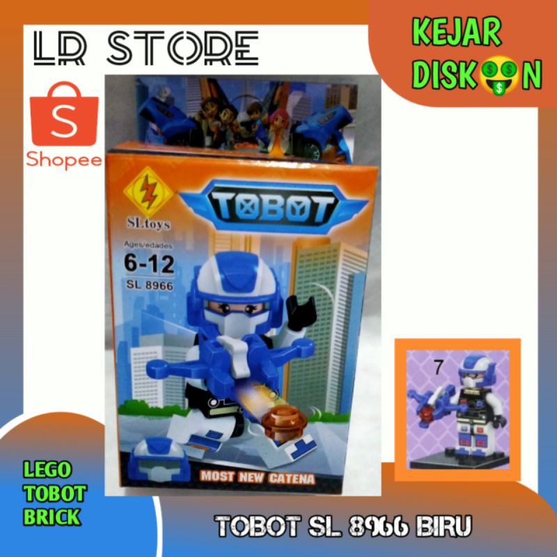 MAINAN LEGO TOBOT LAKI LAKI VARIANT BIRU SL 8966